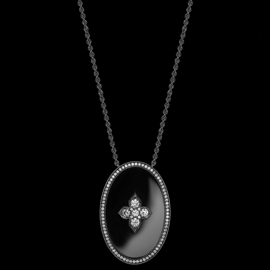 The Midnight Shadows Long Necklace (NTT-LN01-MS)